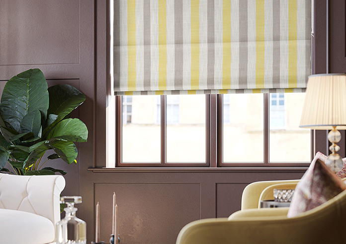 Abilene Stripe, Bighorn - Motorised Roman Blind - Image 5